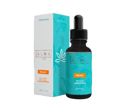 Alma Full Spectrum CBD Boost 1000mg CBD, 1000mg CBG