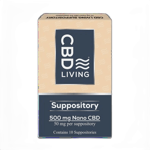 CBD Living Suppositories 500mg - 10un