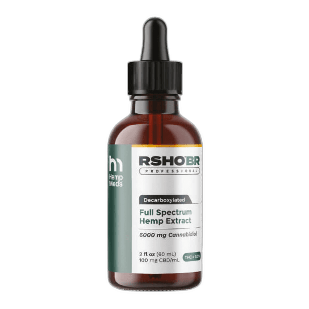 Hemp Meds Óleo CBD Full Spectrum RSHO-BR 3000/6000mg CBD + <0,3% Δ9THC - 30/60ml