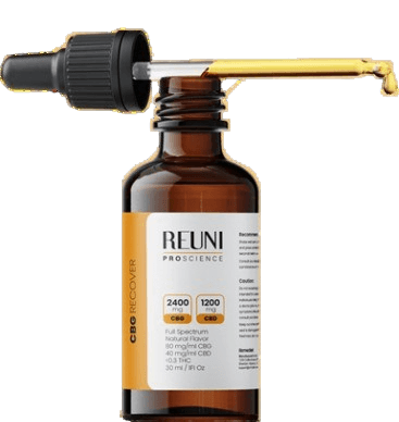 Reuni Full Spectrum Oil CBG CBD 1200mg CBD, 2400mg CBG