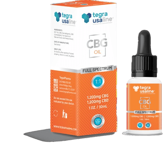 Tegra Usaline 1:1 1200/1200 CBG/CBD