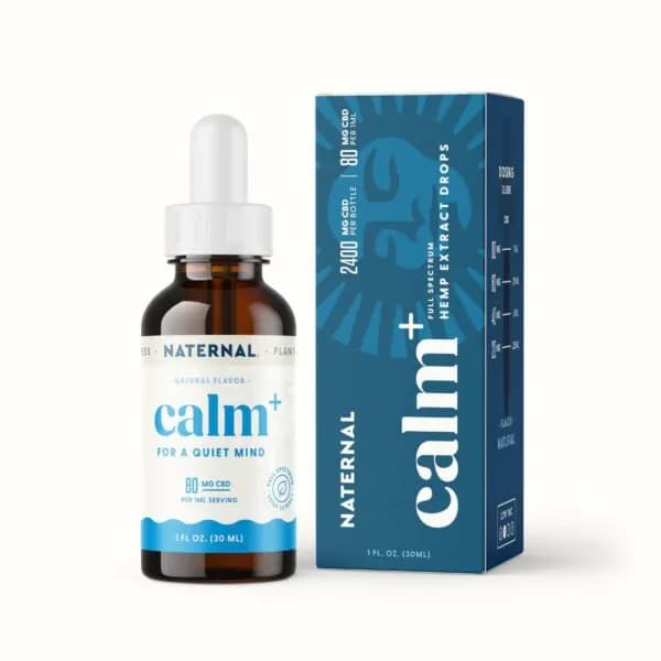 Naternal Broad Spectrum Calm+ THC Free 2.400mg